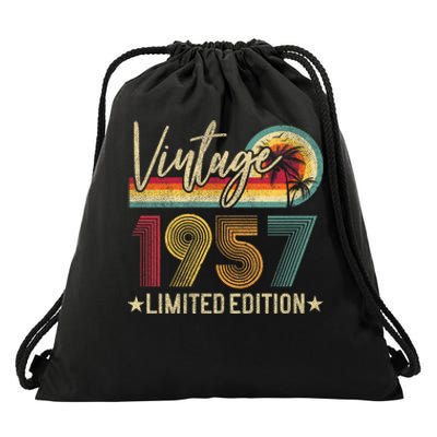 Vintage 1957 67th Birthday 67 Years Old Limited Edition Drawstring Bag