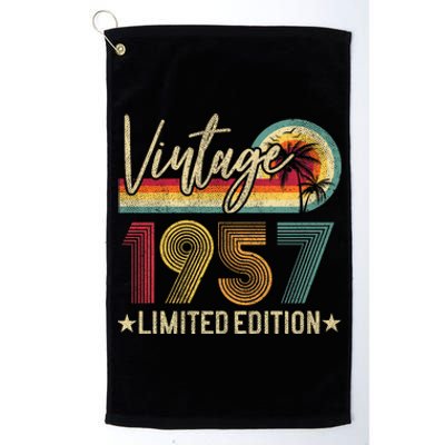 Vintage 1957 67th Birthday 67 Years Old Limited Edition Platinum Collection Golf Towel