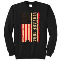 Vintage 1964 60th Birthday Gifts 60 Years Old American Flag Sweatshirt