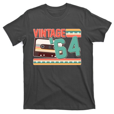 Vintage 1964 60th Birthday Cassette Tape T-Shirt