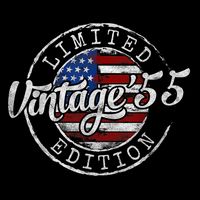 Vintage 1955 70th Birthday 70 Year Old Hoodie