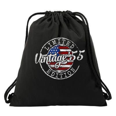 Vintage 1955 70th Birthday 70 Year Old Drawstring Bag