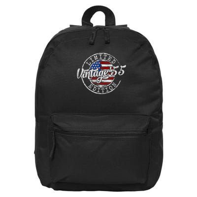 Vintage 1955 70th Birthday 70 Year Old 16 in Basic Backpack