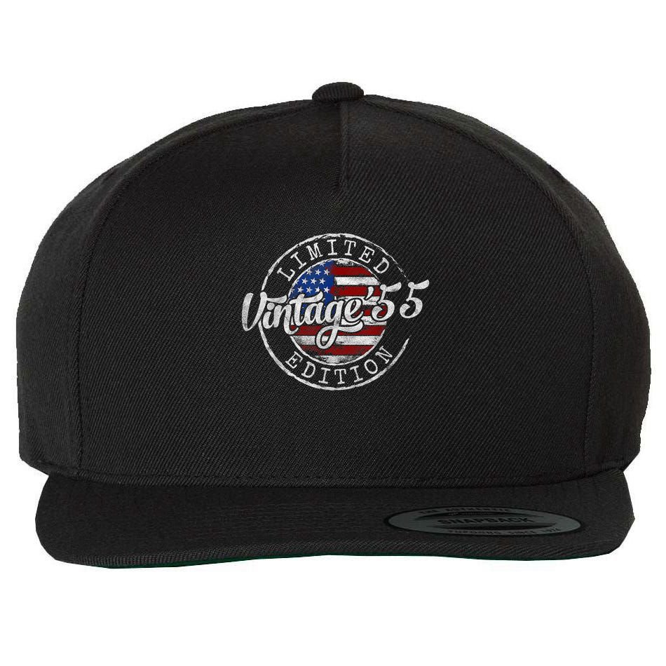 Vintage 1955 70th Birthday 70 Year Old Wool Snapback Cap