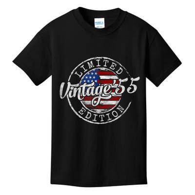 Vintage 1955 70th Birthday 70 Year Old Kids T-Shirt