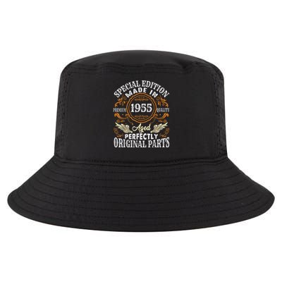 Vintage 1955 70th Birthday 70 Years Old Cool Comfort Performance Bucket Hat