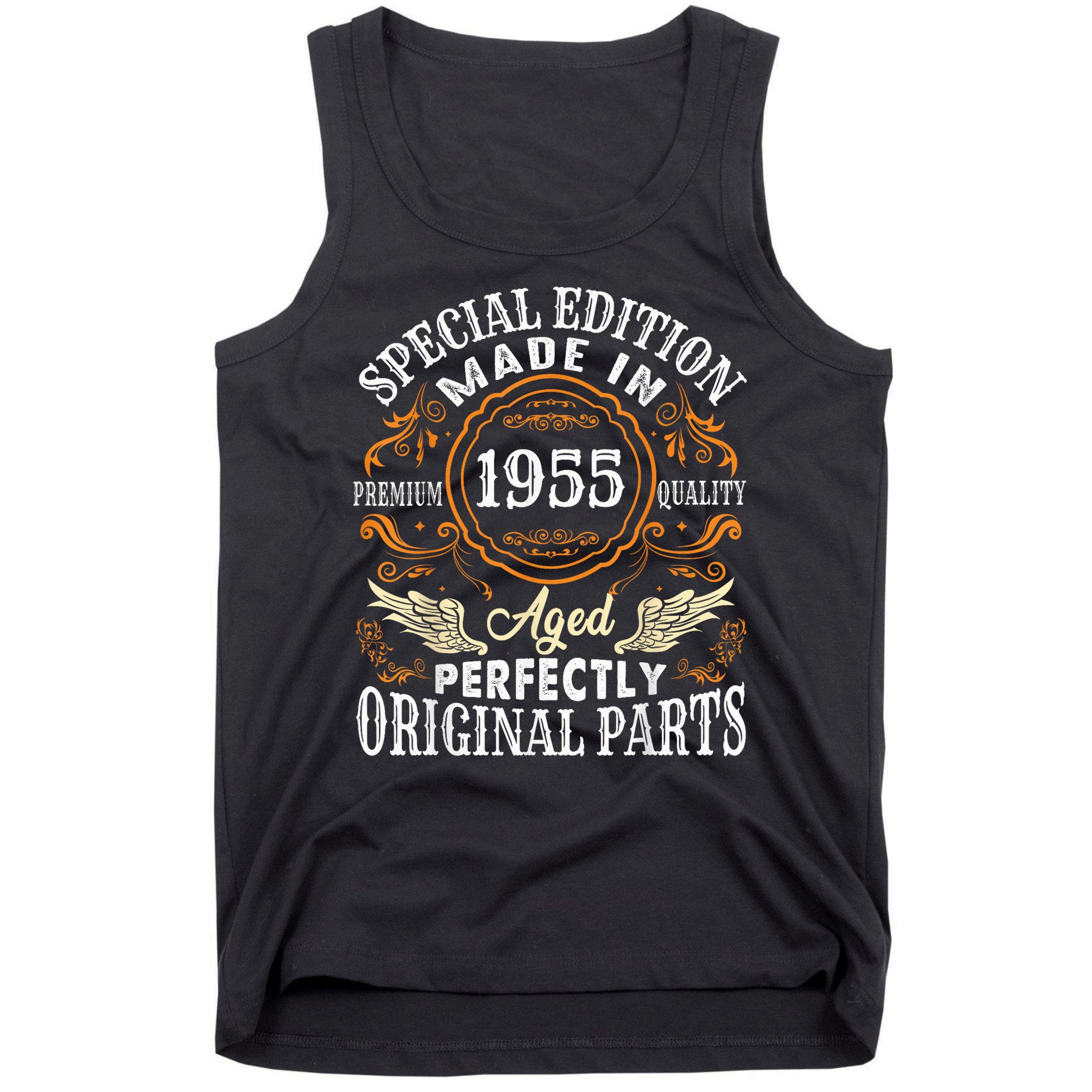 Vintage 1955 70th Birthday 70 Years Old Tank Top