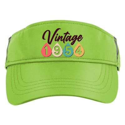 Vintage 1954 70th Birthday Retro Teardrop Design Adult Drive Performance Visor