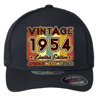 Vintage 1954 70th Birthday Limited Edition Awesome Epic Legend Flexfit Unipanel Trucker Cap