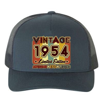 Vintage 1954 70th Birthday Limited Edition Awesome Epic Legend Yupoong Adult 5-Panel Trucker Hat