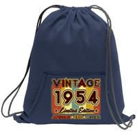 Vintage 1954 70th Birthday Limited Edition Awesome Epic Legend Sweatshirt Cinch Pack Bag