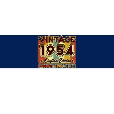 Vintage 1954 70th Birthday Limited Edition Awesome Epic Legend Bumper Sticker