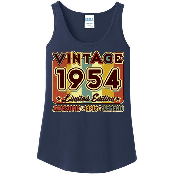 Vintage 1954 70th Birthday Limited Edition Awesome Epic Legend Ladies Essential Tank