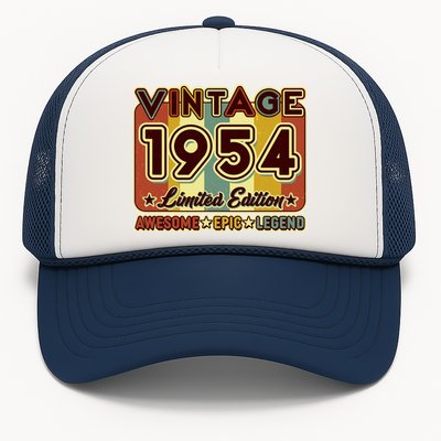 Vintage 1954 70th Birthday Limited Edition Awesome Epic Legend Trucker Hat