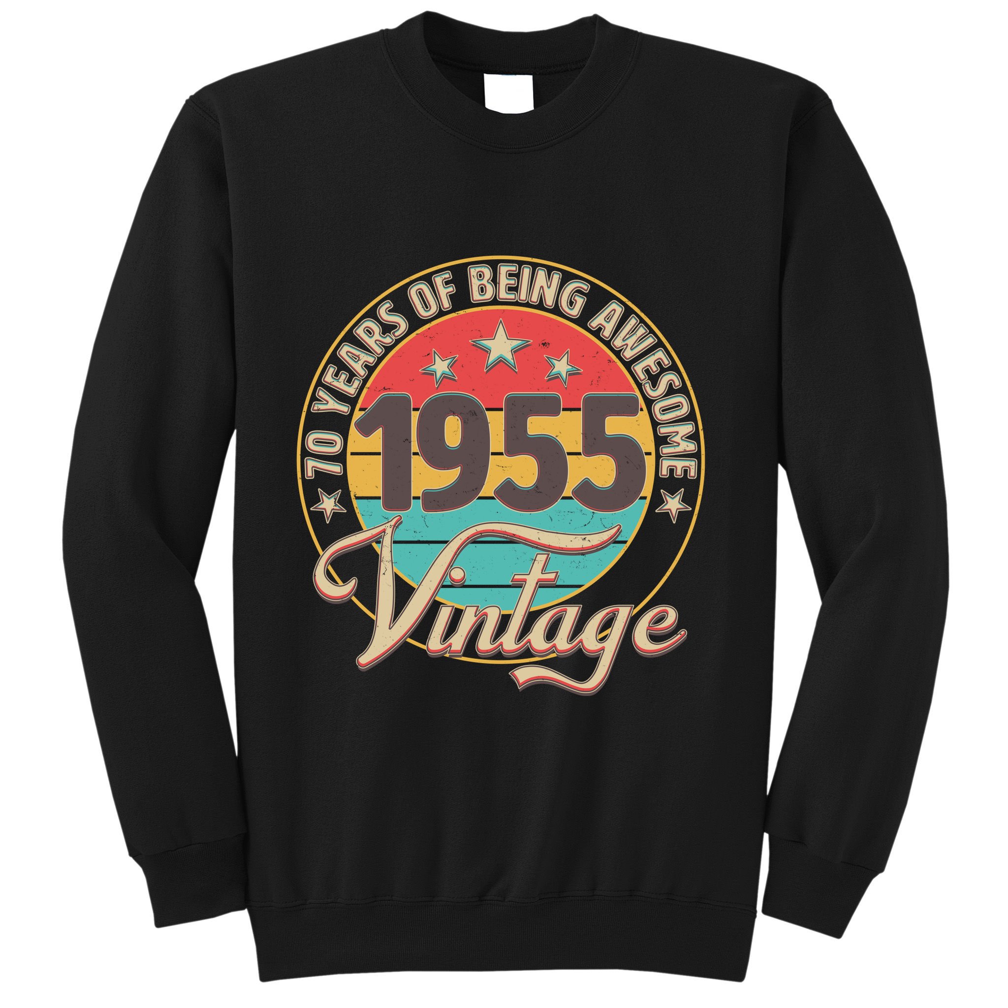 Vintage 1955 70 Years Of Being Awesome Sweatshirt