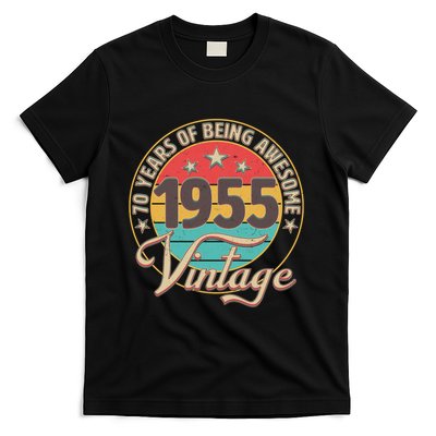 Vintage 1955 70 Years Of Being Awesome T-Shirt