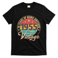 Vintage 1955 70 Years Of Being Awesome T-Shirt