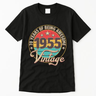 Vintage 1955 70 Years Of Being Awesome Tall T-Shirt