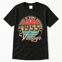 Vintage 1955 70 Years Of Being Awesome Tall T-Shirt