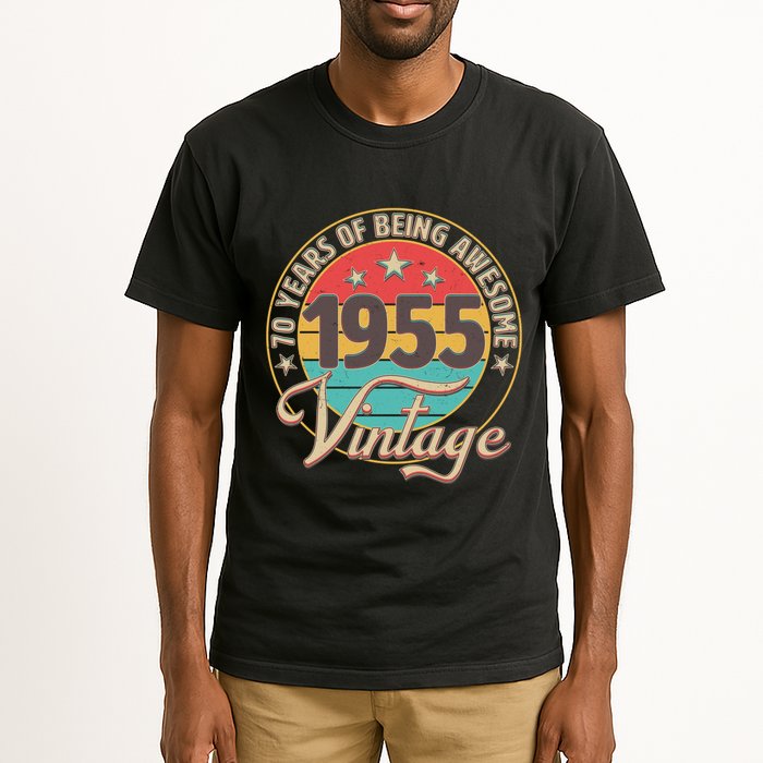 Vintage 1955 70 Years Of Being Awesome Tall T-Shirt