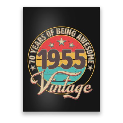 Vintage 1955 70 Years Of Being Awesome Poster