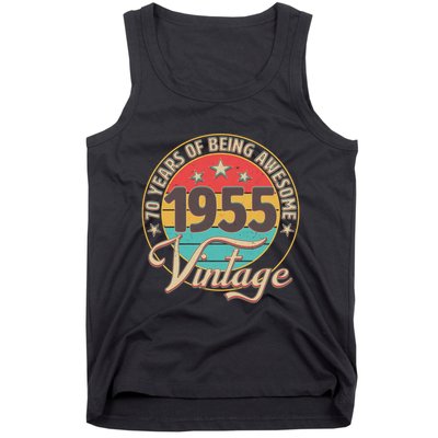 Vintage 1955 70 Years Of Being Awesome Tank Top
