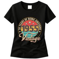 Vintage 1955 70 Years Of Being Awesome Womens T-Shirt