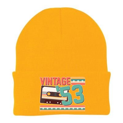 Vintage 1953 70th Birthday Cassette Tape Knit Cap Winter Beanie