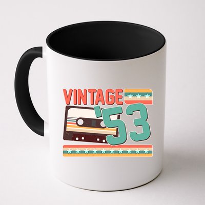Vintage 1953 70th Birthday Cassette Tape Mug