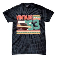 Vintage 1953 70th Birthday Cassette Tape Tie-Dye T-Shirt