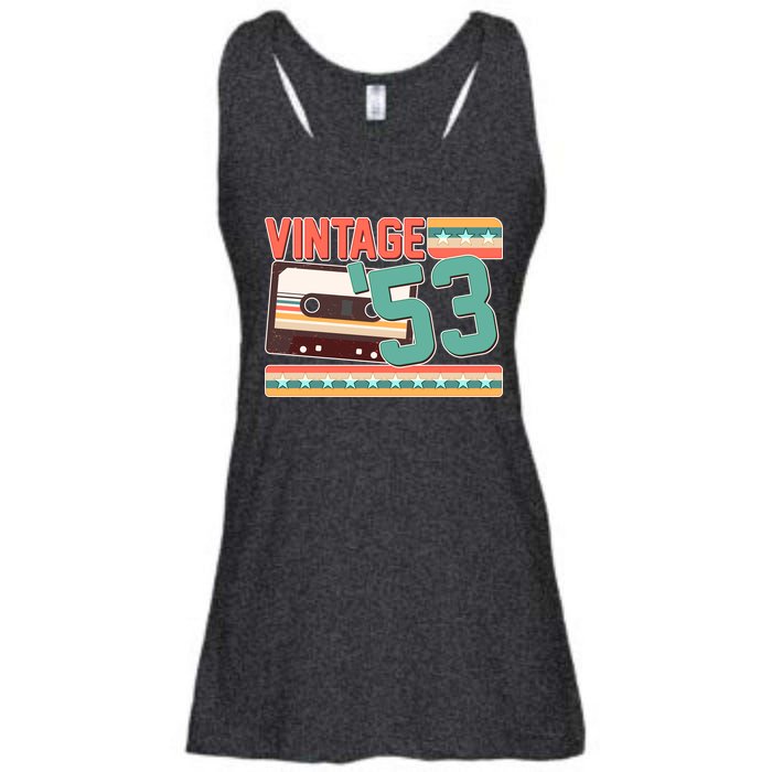 Vintage 1953 70th Birthday Cassette Tape Ladies Essential Flowy Tank