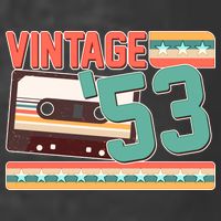 Vintage 1953 70th Birthday Cassette Tape Ladies Essential Flowy Tank