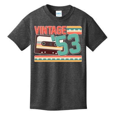 Vintage 1953 70th Birthday Cassette Tape Kids T-Shirt