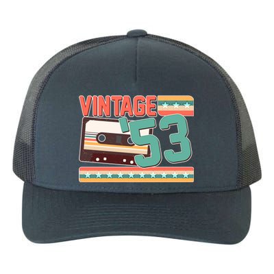 Vintage 1953 70th Birthday Cassette Tape Yupoong Adult 5-Panel Trucker Hat