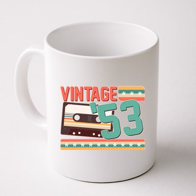 Vintage 1953 70th Birthday Cassette Tape Coffee Mug