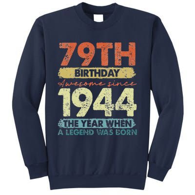 Vintage 1944 79 Year Old Gifts Limited Edition 79th Birthday Sweatshirt