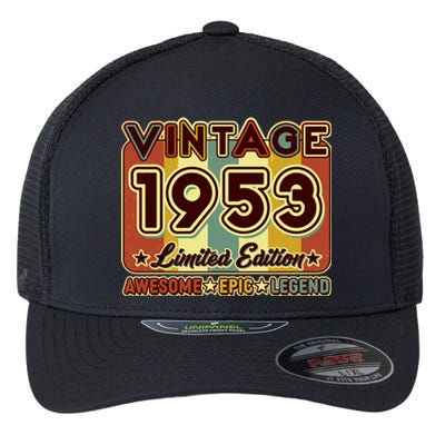 Vintage 1953 70th Birthday Limited Edition Awesome Epic Legend Flexfit Unipanel Trucker Cap