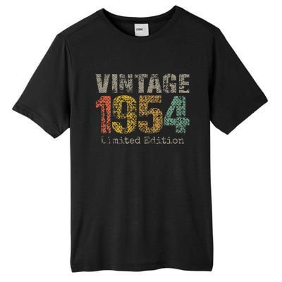 Vintage 1954 70th Birthday Gifts 70 Year Old Tall Fusion ChromaSoft Performance T-Shirt