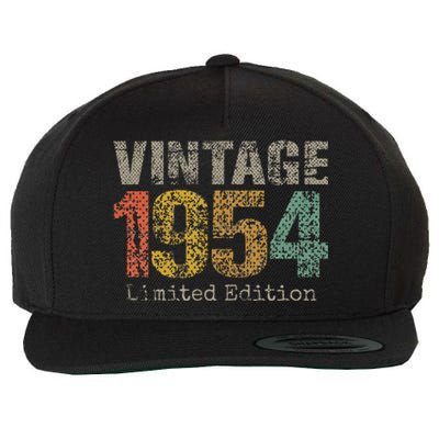 Vintage 1954 70th Birthday Gifts 70 Year Old Wool Snapback Cap