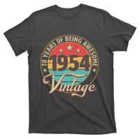 Vintage 1954 70 Years Of Being Awesome T-Shirt