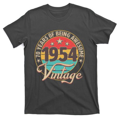 Vintage 1954 70 Years Of Being Awesome T-Shirt