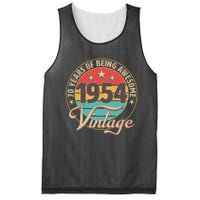 Vintage 1954 70 Years Of Being Awesome Mesh Reversible Basketball Jersey Tank