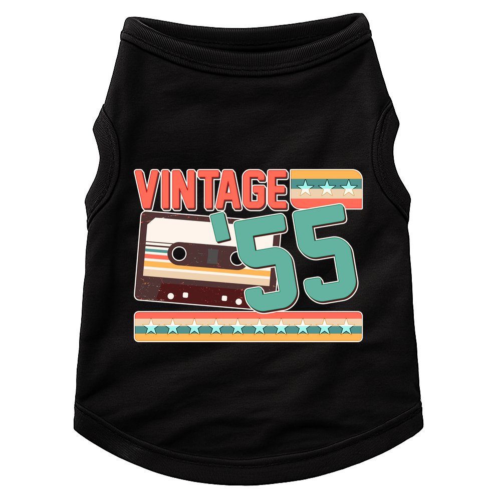 Vintage 1955 70th Birthday Cassette Tape Doggie Tank