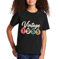 Vintage 1955 70th Birthday Retro Teardrop Design Kids T-Shirt
