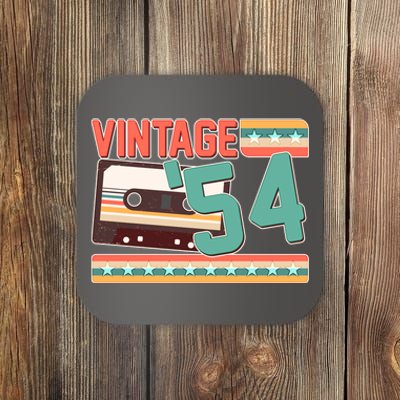 Vintage 1954 70th Birthday Cassette Tape Coaster