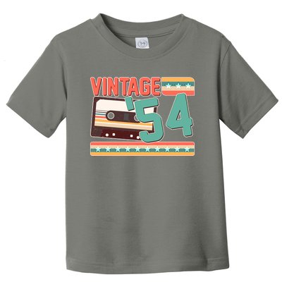 Vintage 1954 70th Birthday Cassette Tape Toddler T-Shirt