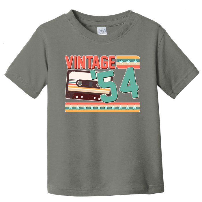 Vintage 1954 70th Birthday Cassette Tape Toddler T-Shirt