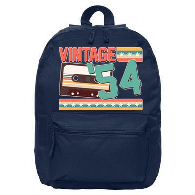 Vintage 1954 70th Birthday Cassette Tape 16 in Basic Backpack