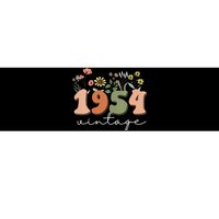 Vintage 1954 70th Birthday Wildflower Bumper Sticker