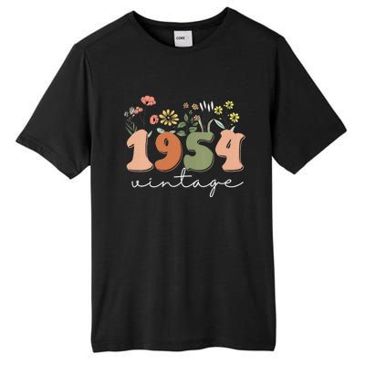 Vintage 1954 70th Birthday Wildflower Tall Fusion ChromaSoft Performance T-Shirt